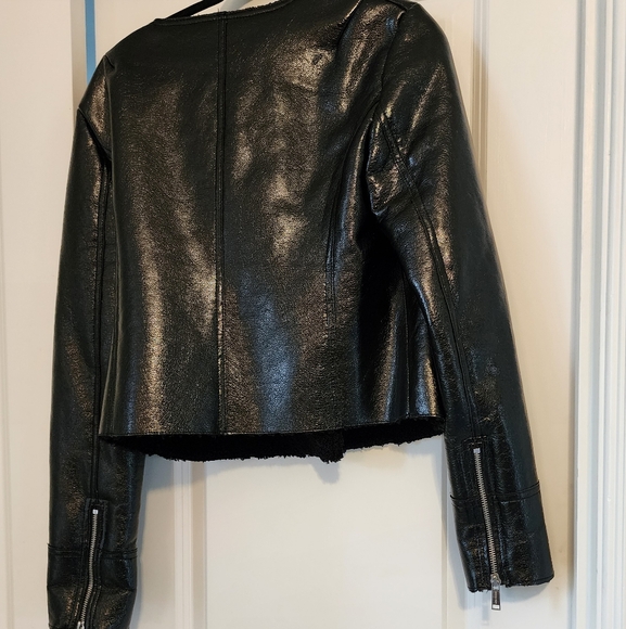 NWT Michael Kors Moto Jacket Size M - Picture 4 of 16